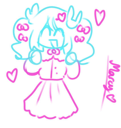 Drawing me in my favourite outfit :)